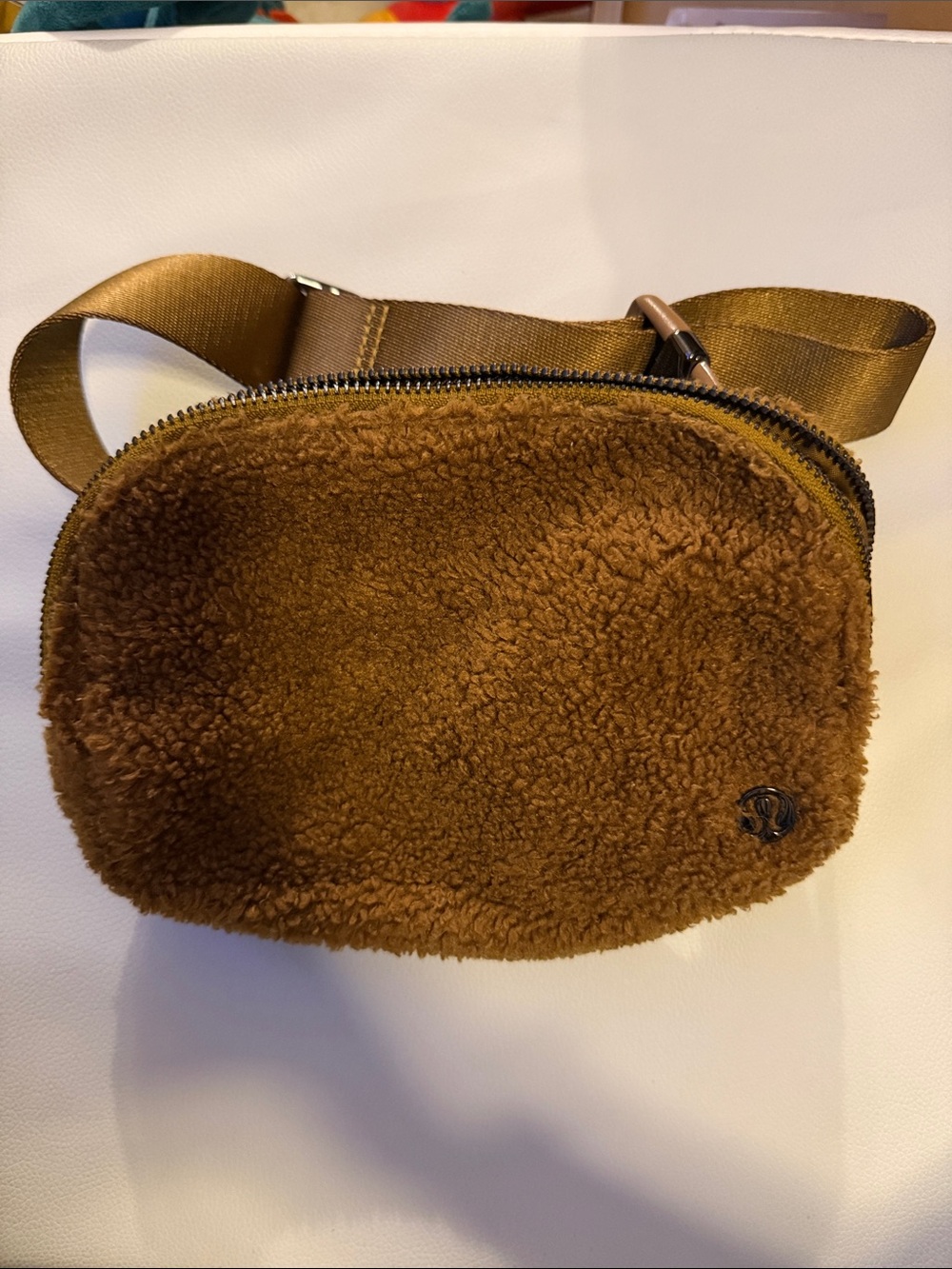 lululemon athletica Brown Sherpa Belt Bag